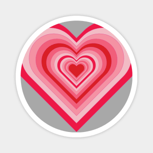 Falling in Love Valentine's Day Heart Pattern Magnet